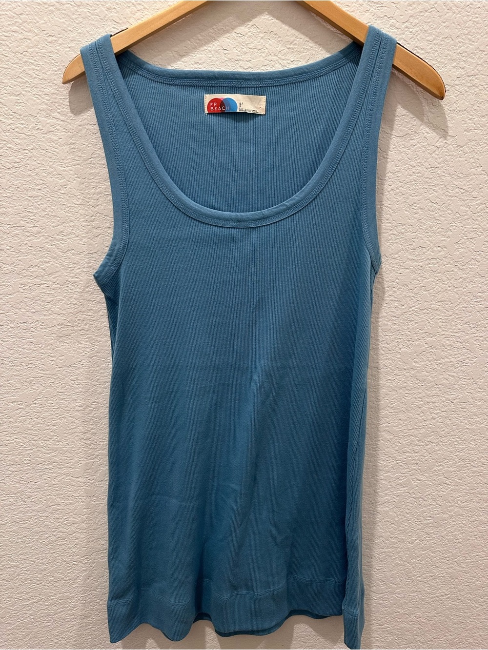 Free people beach Sky Blue Scoop Neck Tank Top dress
